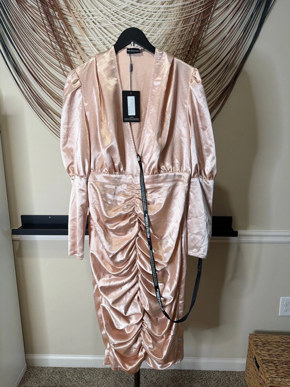 Pretty little things plunge V-neck dress NWT 12 3309